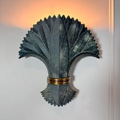 Mid-Century Mariner SA of Spain Leaf Uplighter