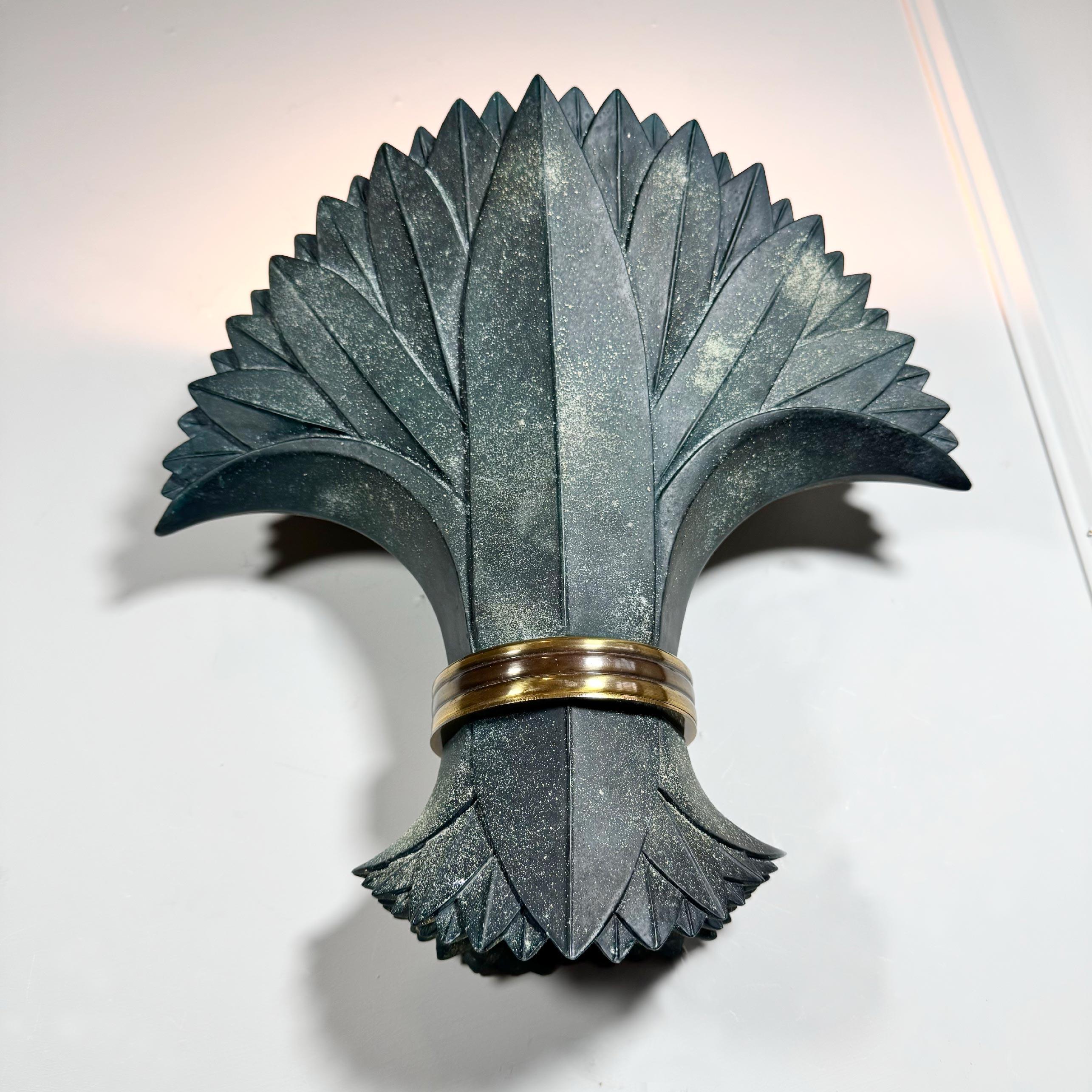 Chandelier à feuilles Marin SA d'Espagne du milieu du siècle Bon état - En vente à Hastings, GB