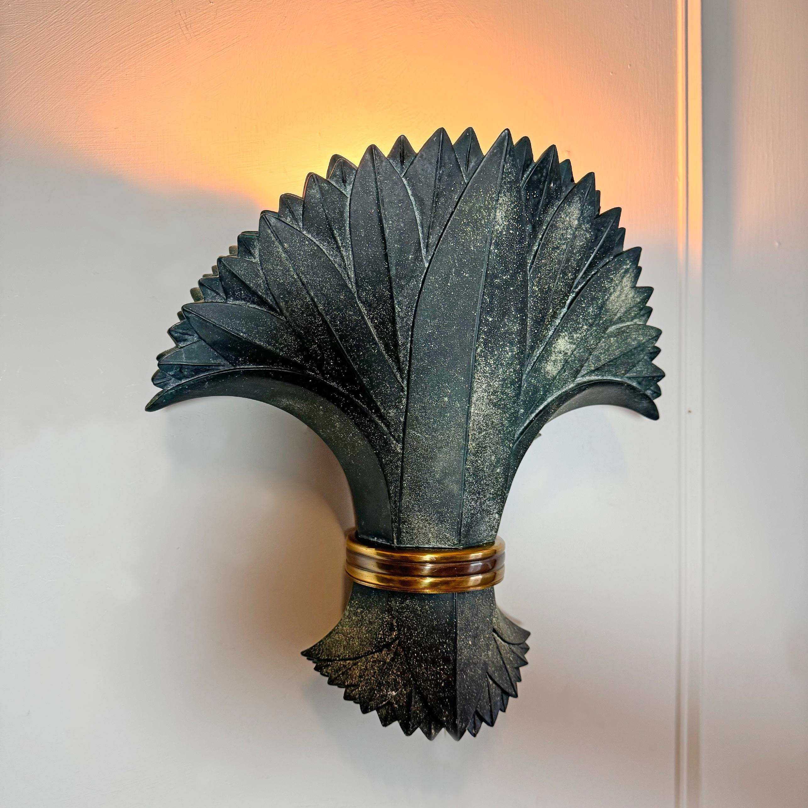 Milieu du XXe siècle Chandelier à feuilles Marin SA d'Espagne du milieu du siècle en vente