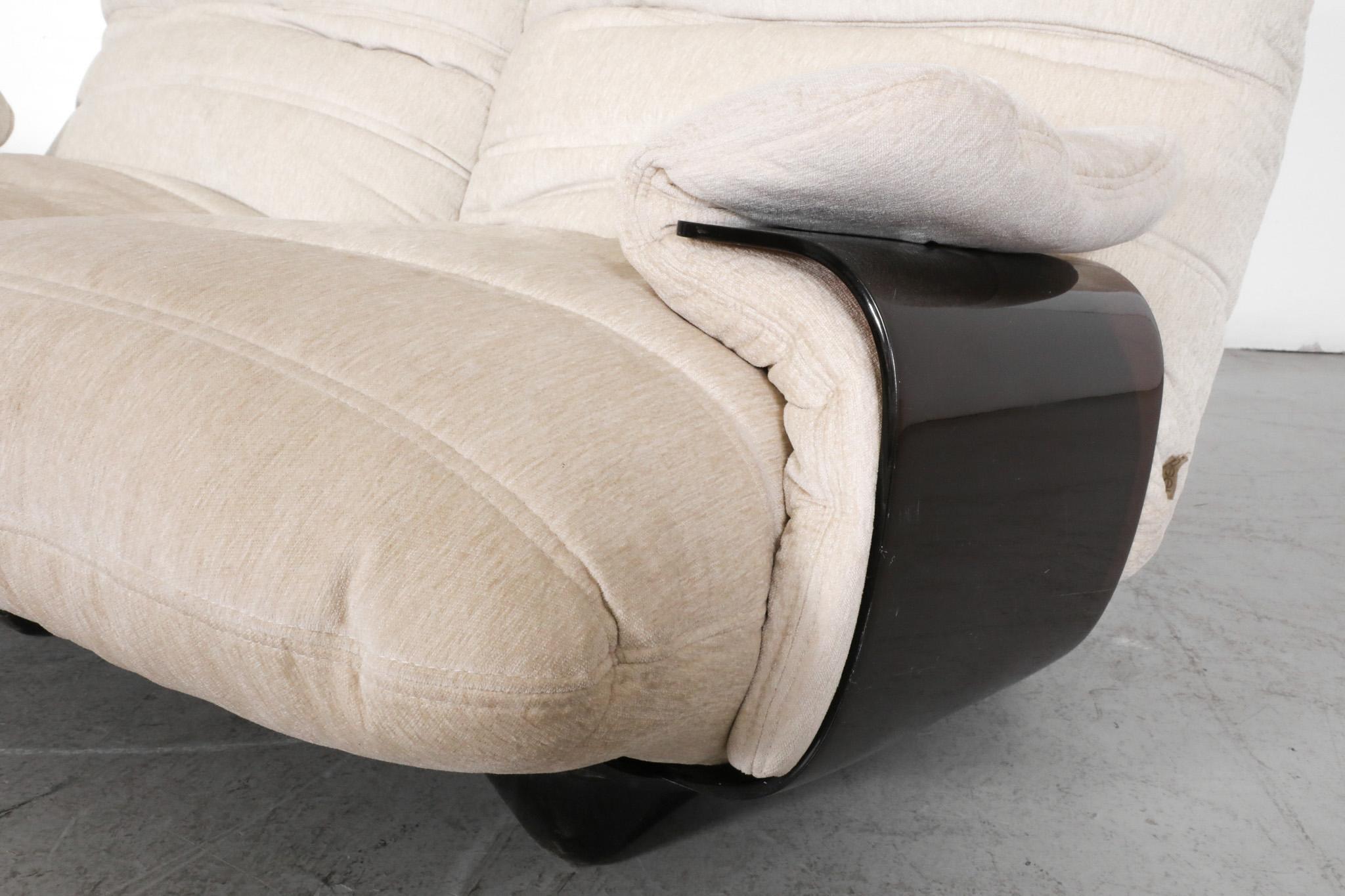 Loveseat Marsala de New Chenille par Michel Ducaroy pour Ligne Roset, milieu du siècle dernier 3