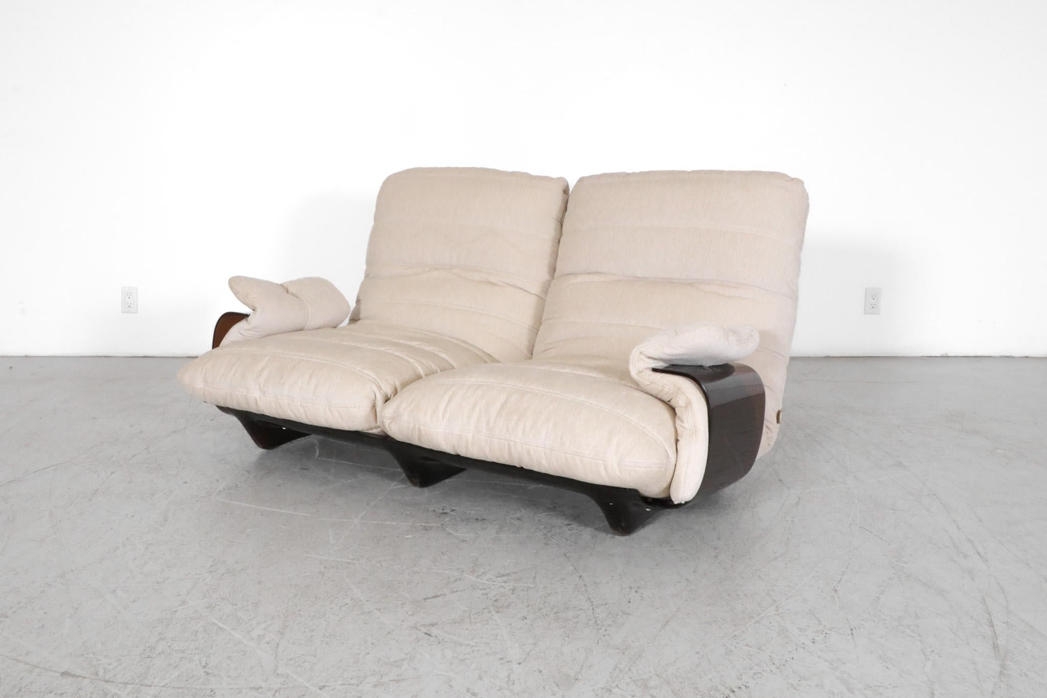 Loveseat Marsala de New Chenille par Michel Ducaroy pour Ligne Roset, milieu du siècle dernier 9