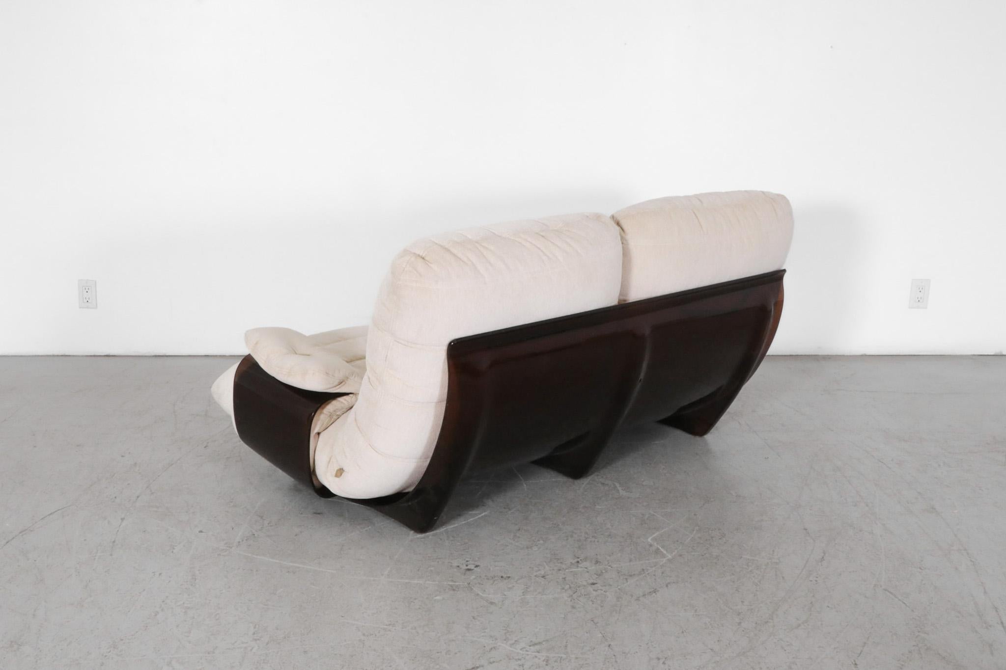 Français Loveseat Marsala de New Chenille par Michel Ducaroy pour Ligne Roset, milieu du siècle dernier