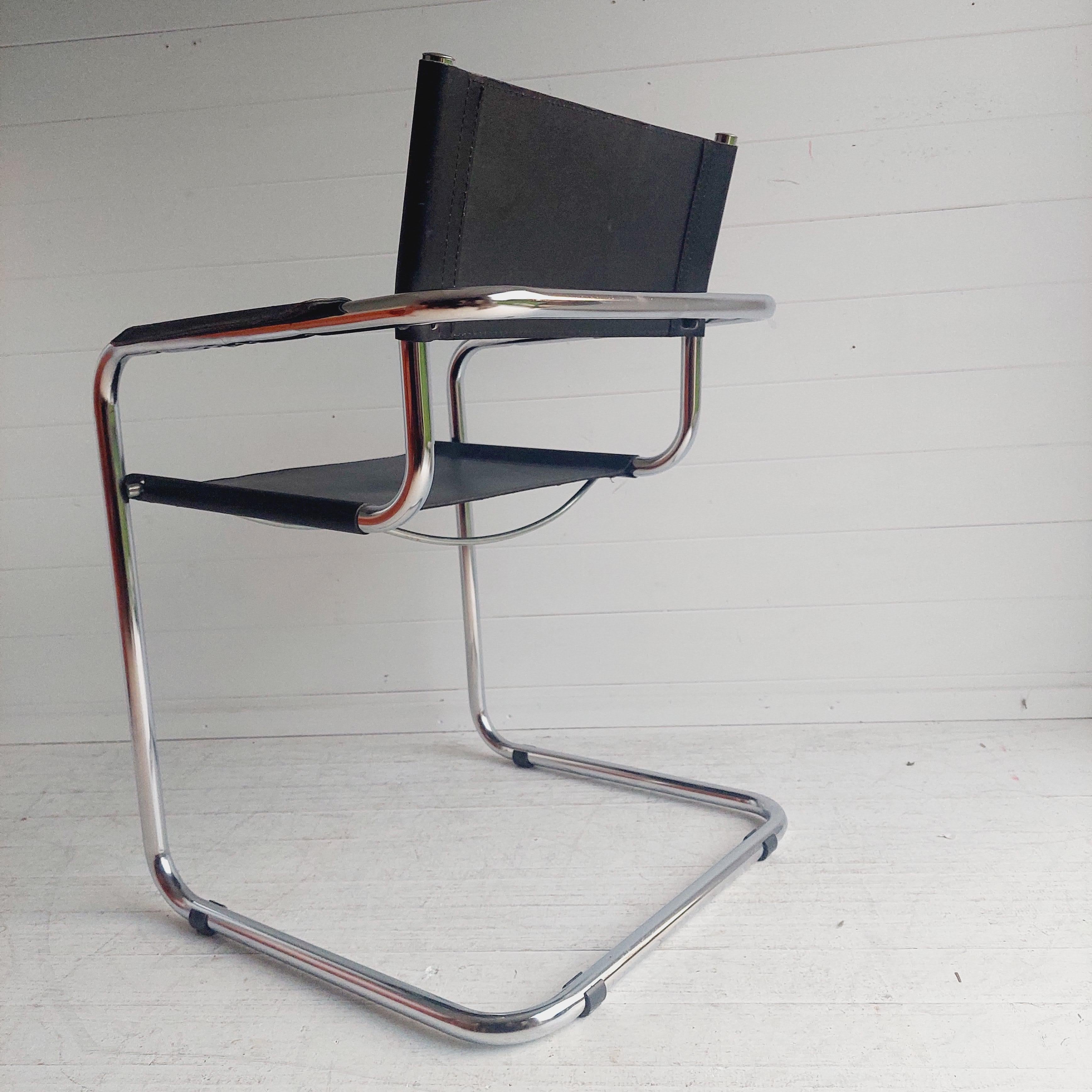 Mid Century  Mart Stam Style Cantilever Dining office Chair 1960's/70's 1