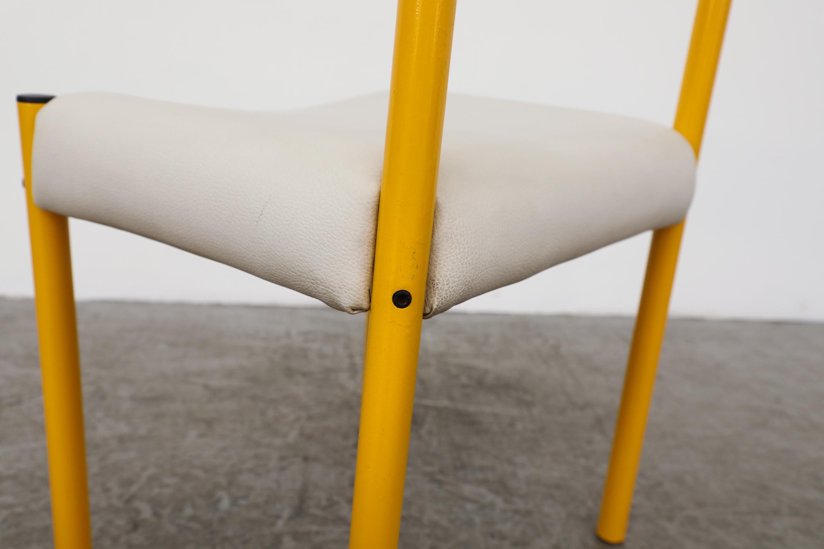 Chaise d'appoint 'SE03' de Martin Visser pour 't Spectrum' avec cadre jaune du milieu du siècle dernier en vente 6