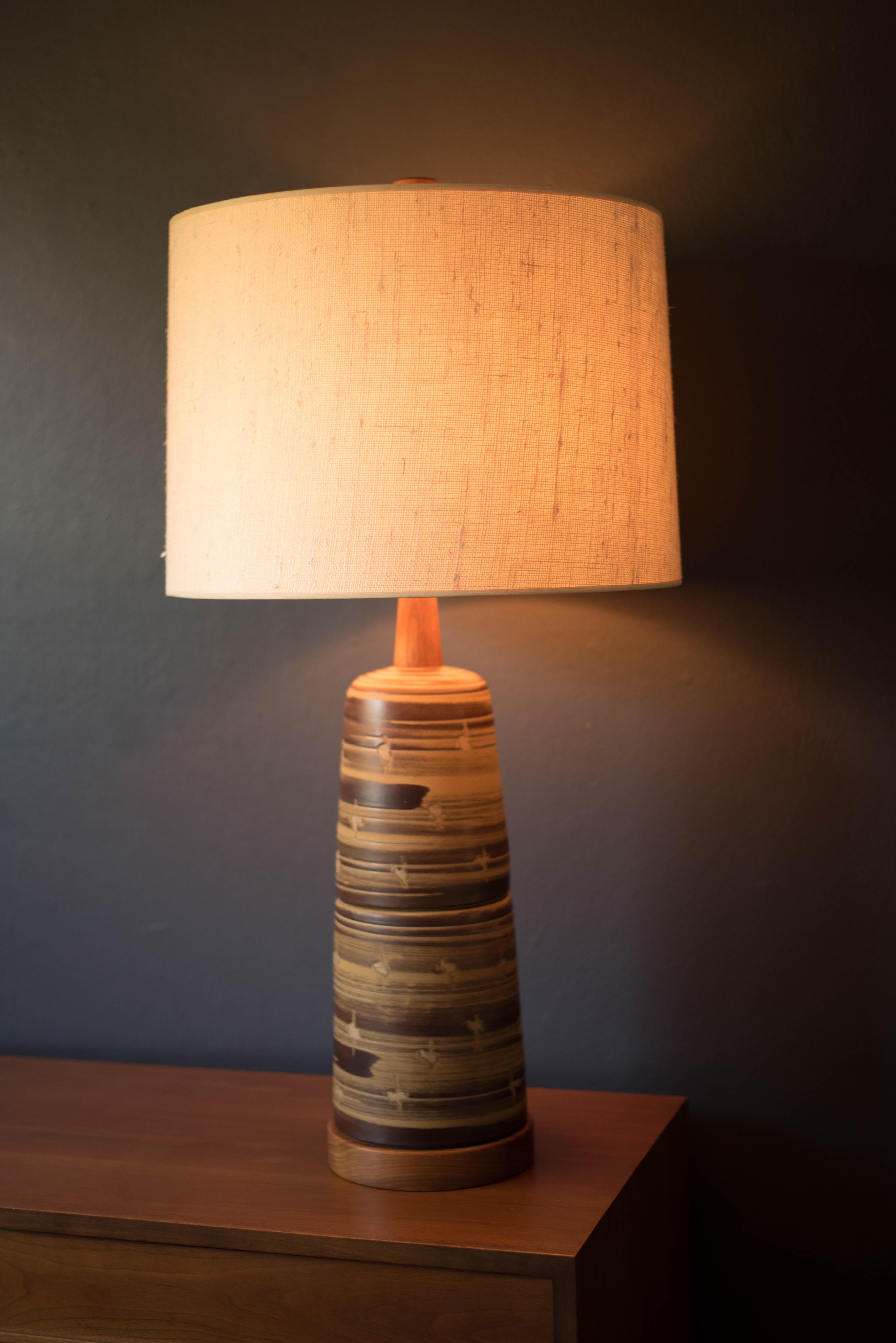 martz ceramic lamp