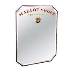 Mid Century Mascot Shoes “For the Family” Advertising Mirror