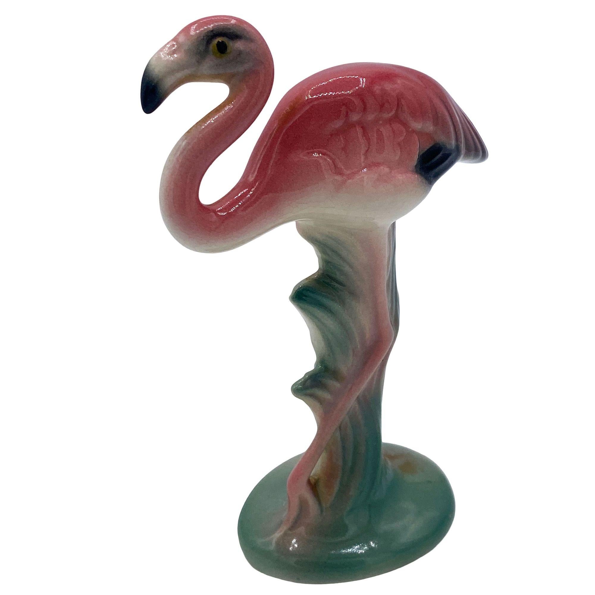 Mini figurines de table assorties en céramique Flamant rose du milieu du siècle Par Brad Keeler en vente 4