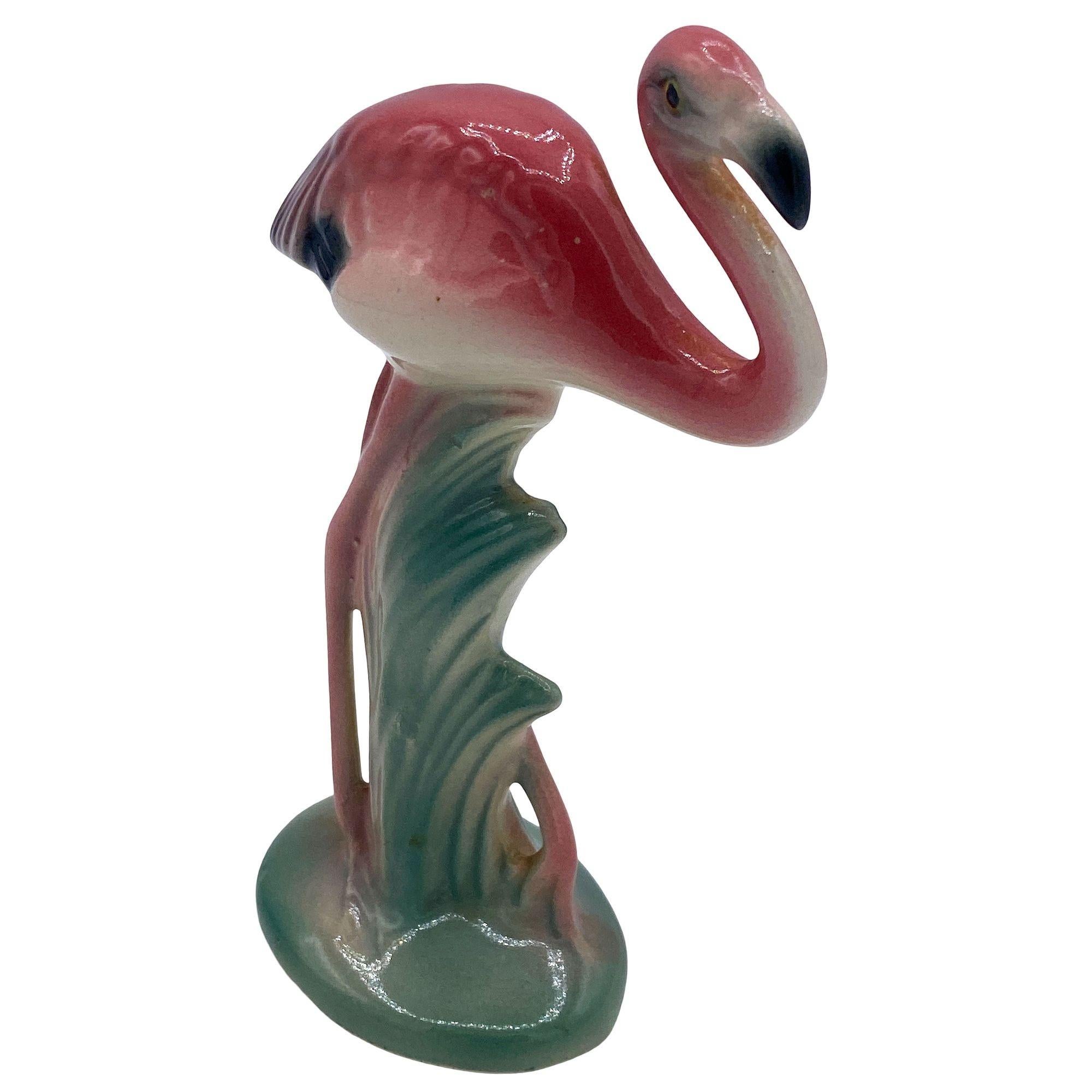 Mini figurines de table assorties en céramique Flamant rose du milieu du siècle Par Brad Keeler en vente 2
