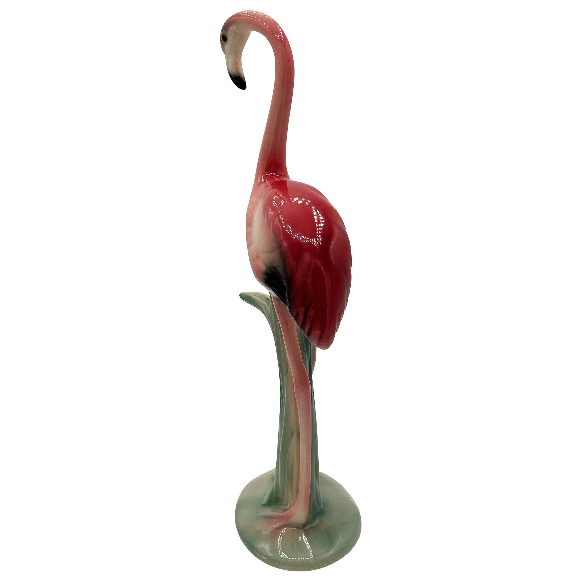 Set de vases de table assortis en céramique Pink Flamingo Mid-century By Brad Kealer en vente 7