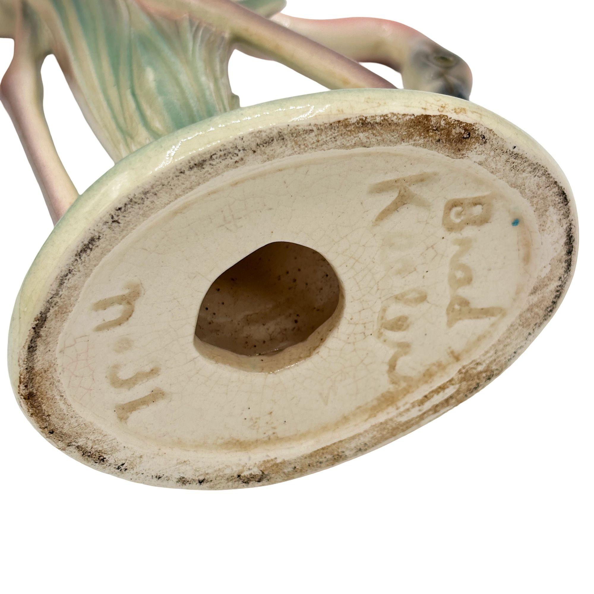 Set de vases de table assortis en céramique Pink Flamingo Mid-century By Brad Kealer en vente 2