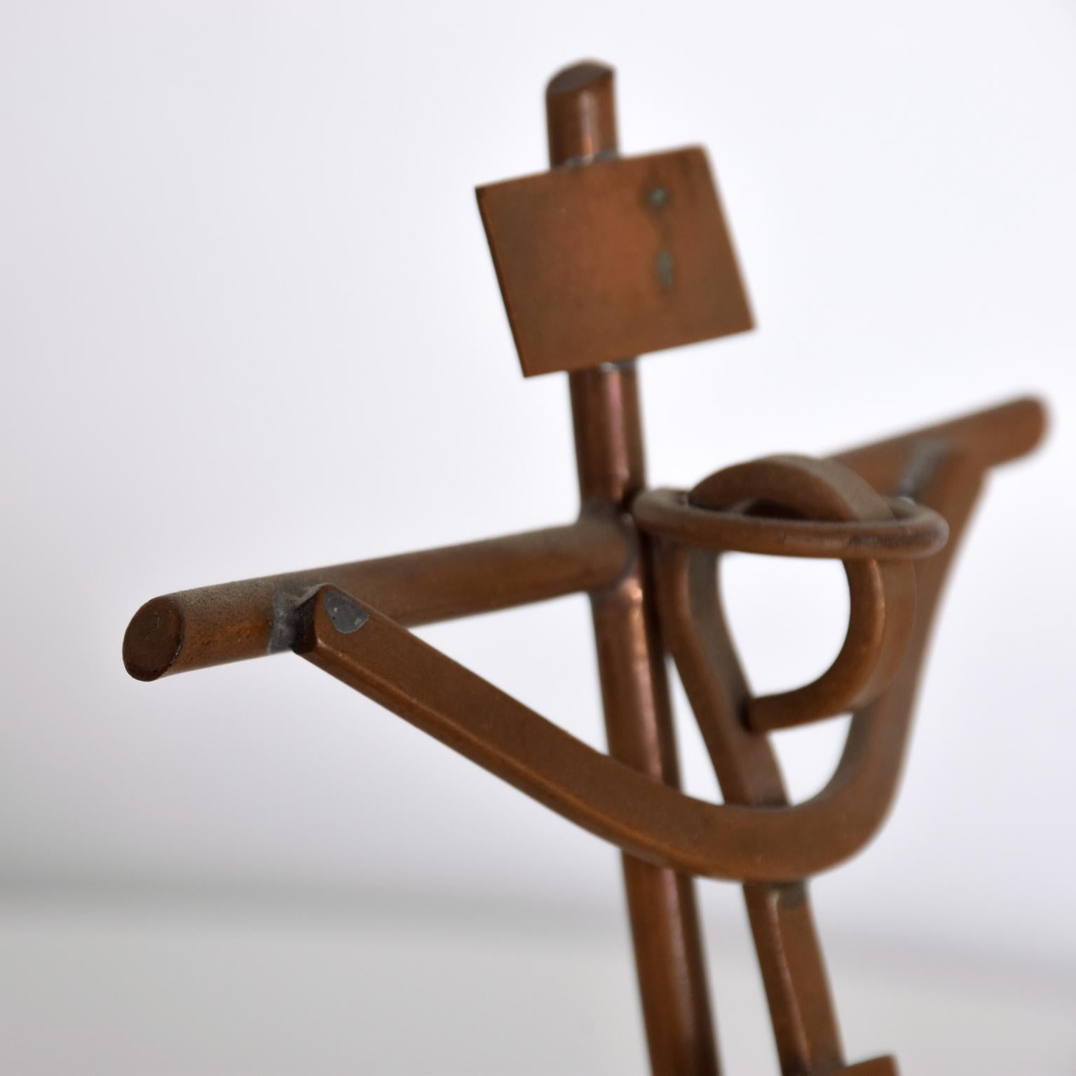 For your consideration: Mathias Goertiz cross sculpture designed in copper and silver
No COA
Dimensions are: 6 1/4