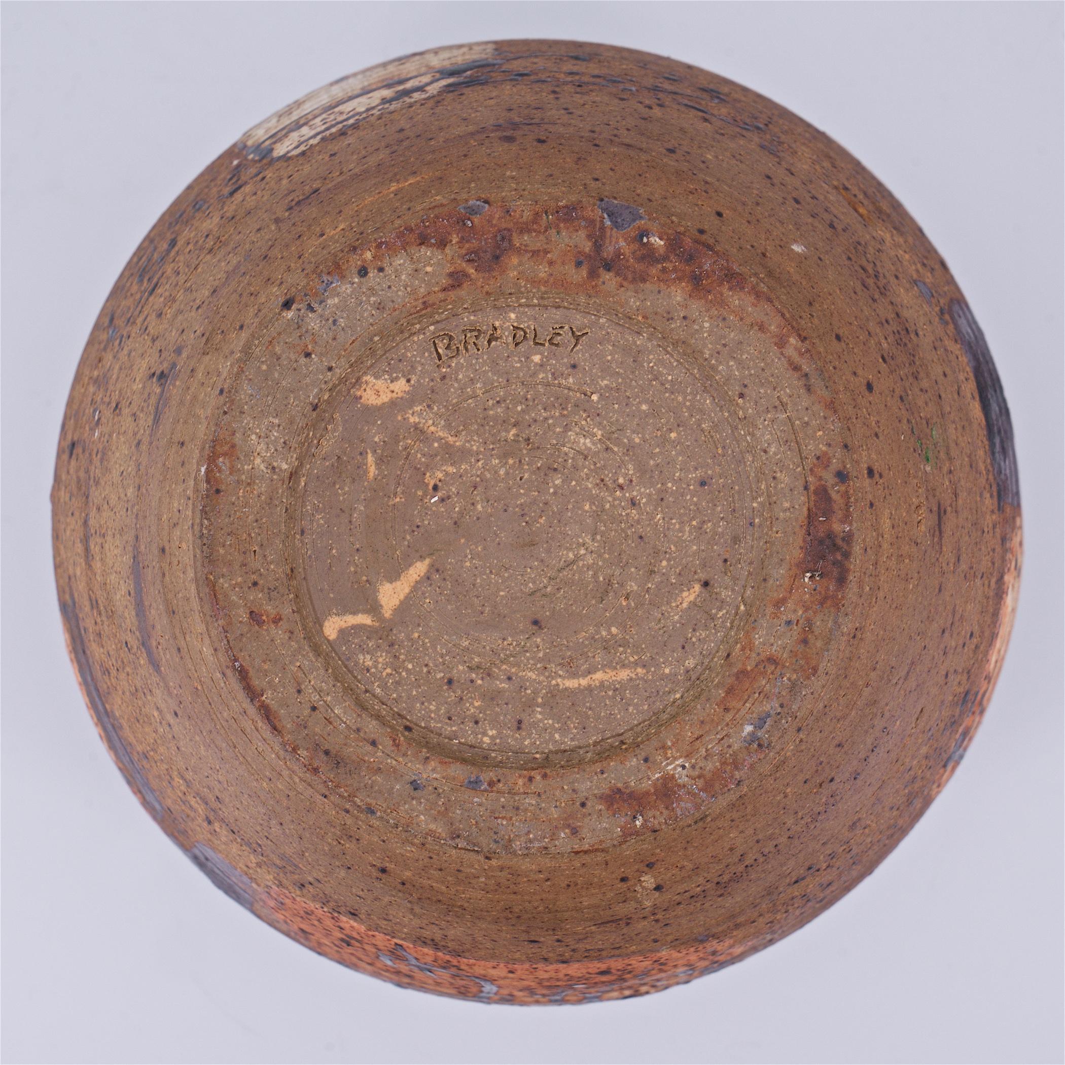 Mid-Century Matt glasierte, primitive, abstrakte Studio-Keramik-Vase im Angebot 5