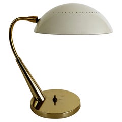 Mid century Maurizio Tempestini, Laurel Brass Desk Lamp, Articulated