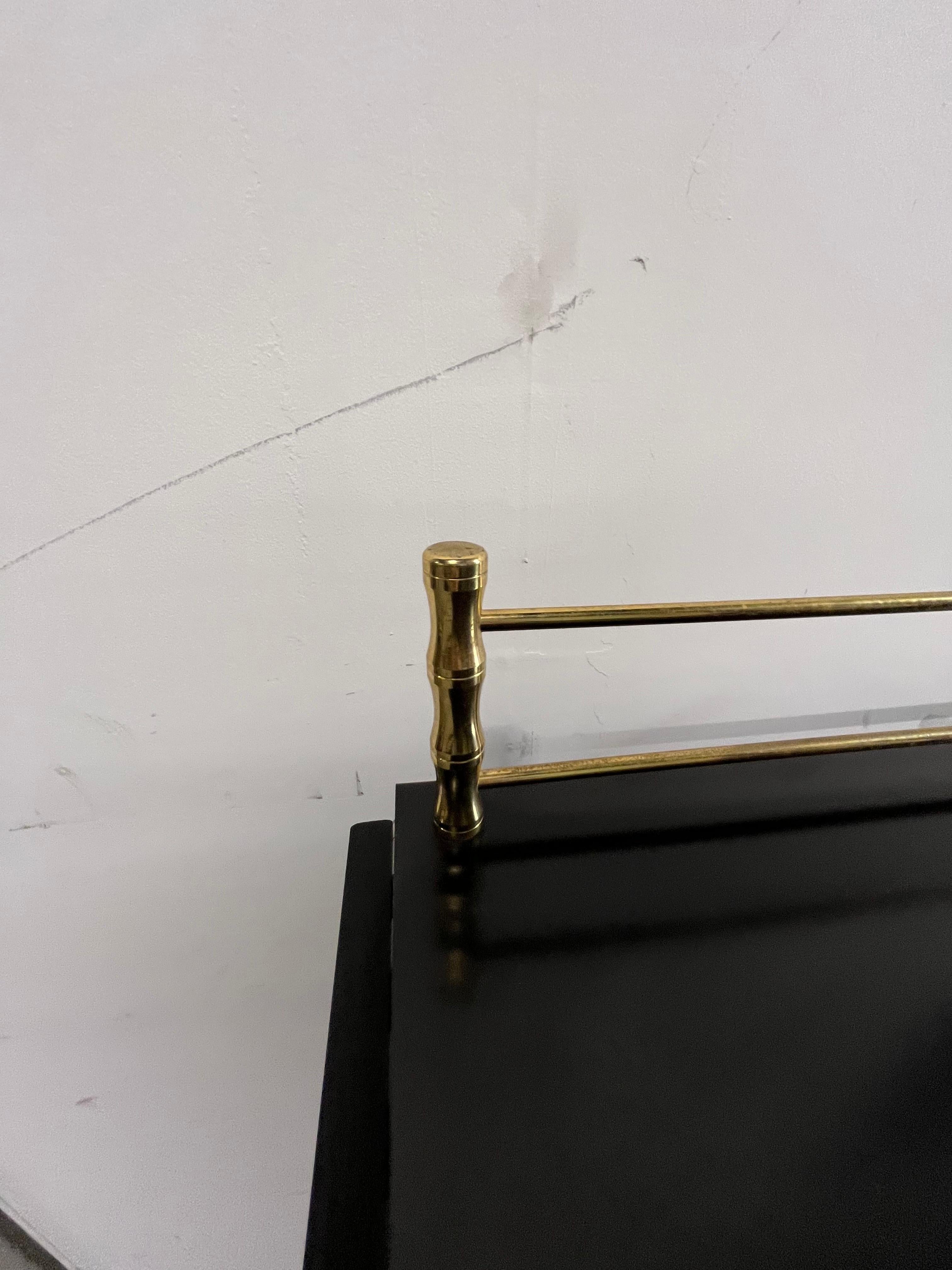 Mid Century Maxwell Phillip Bar Cart Drop Leaf For Sale 2