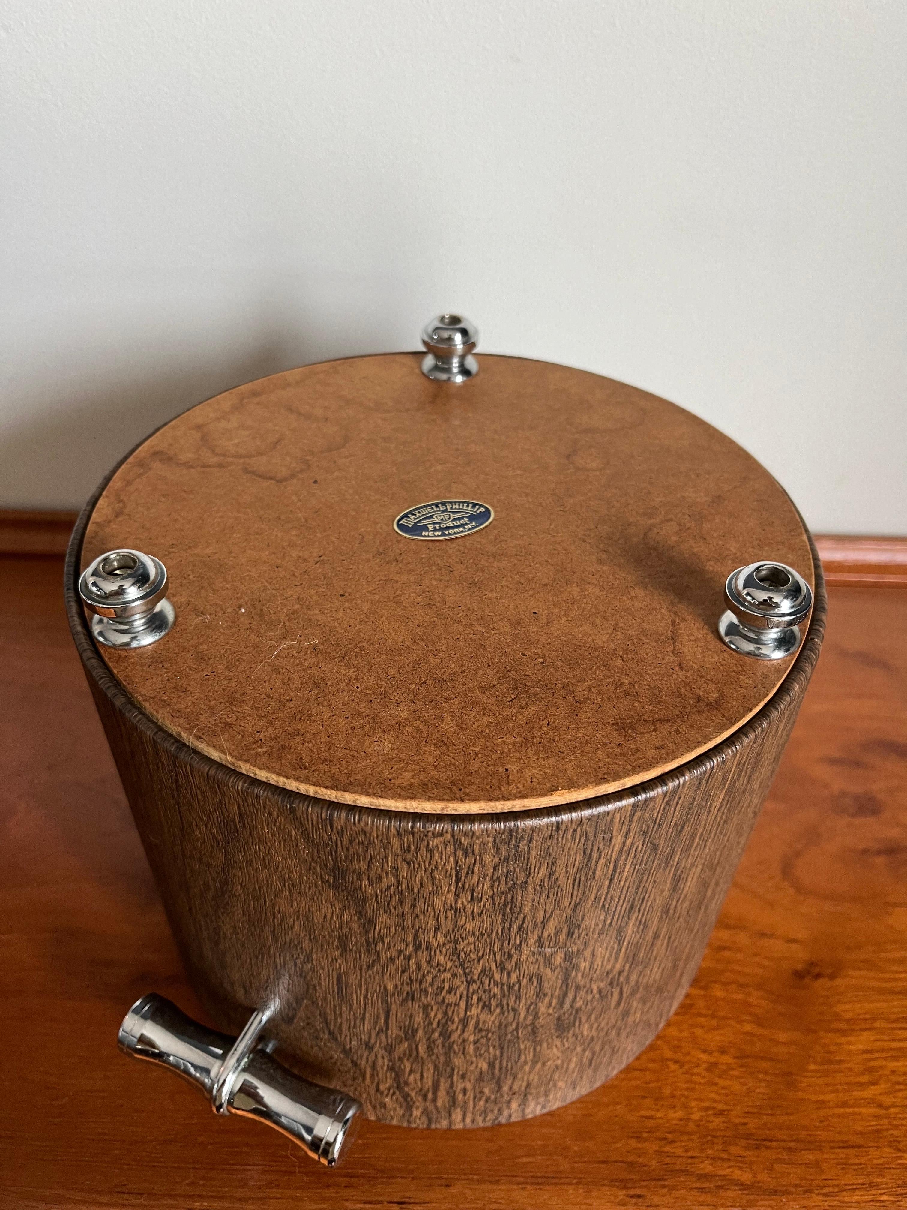 Mid Century Maxwell Phillips Ice Bucket For Sale 5