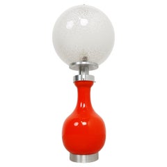 Lampada da tavolo mazzega di metà secolo, anni '70