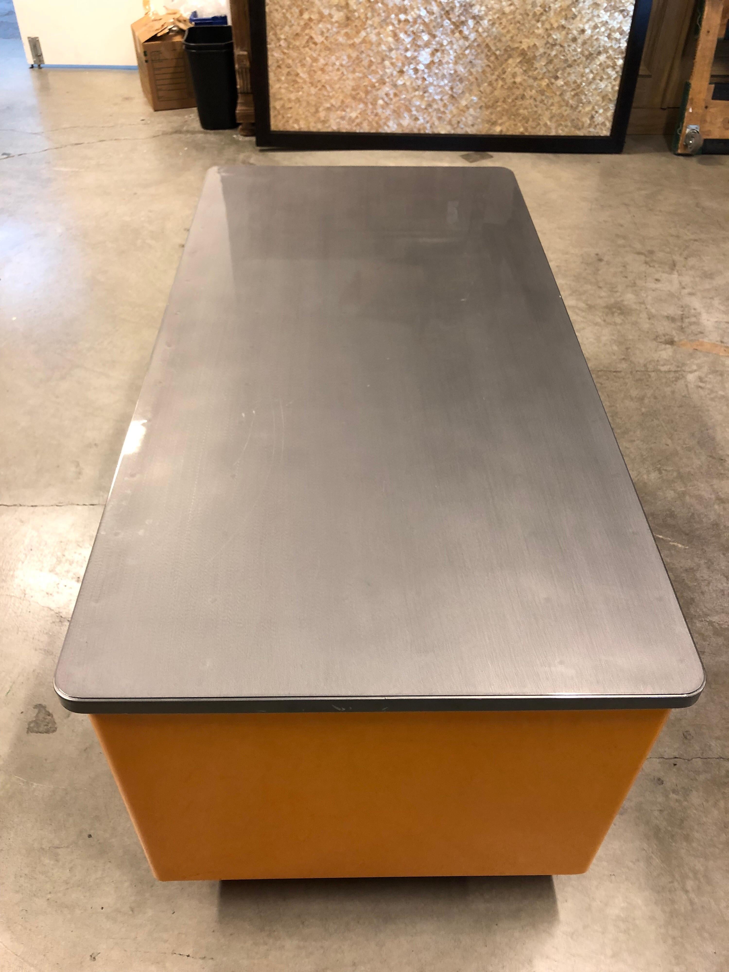 Midcentury McDowell & Craig Tanker Desk In Good Condition For Sale In San Francisco, CA