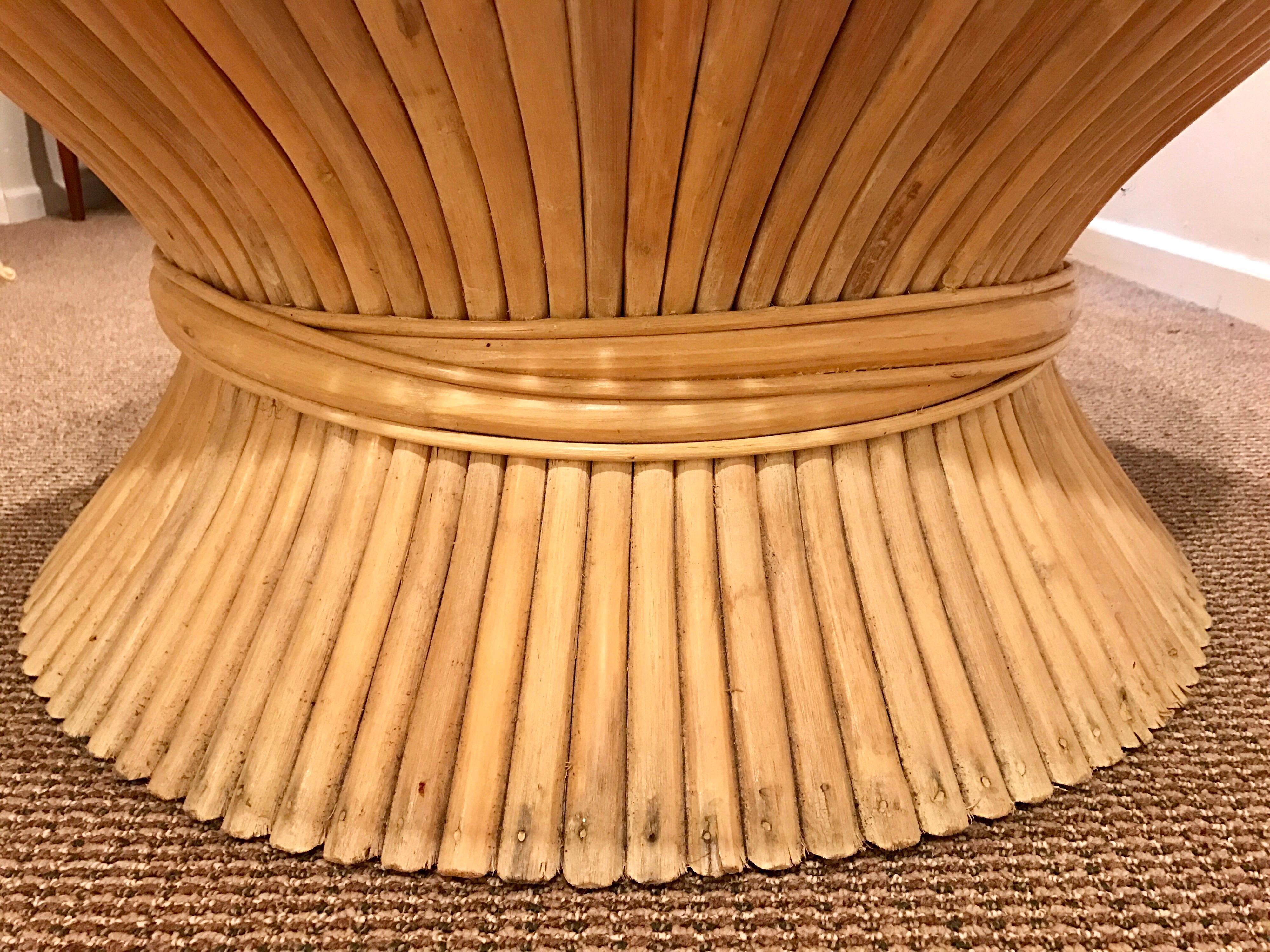 bamboo coffee table round