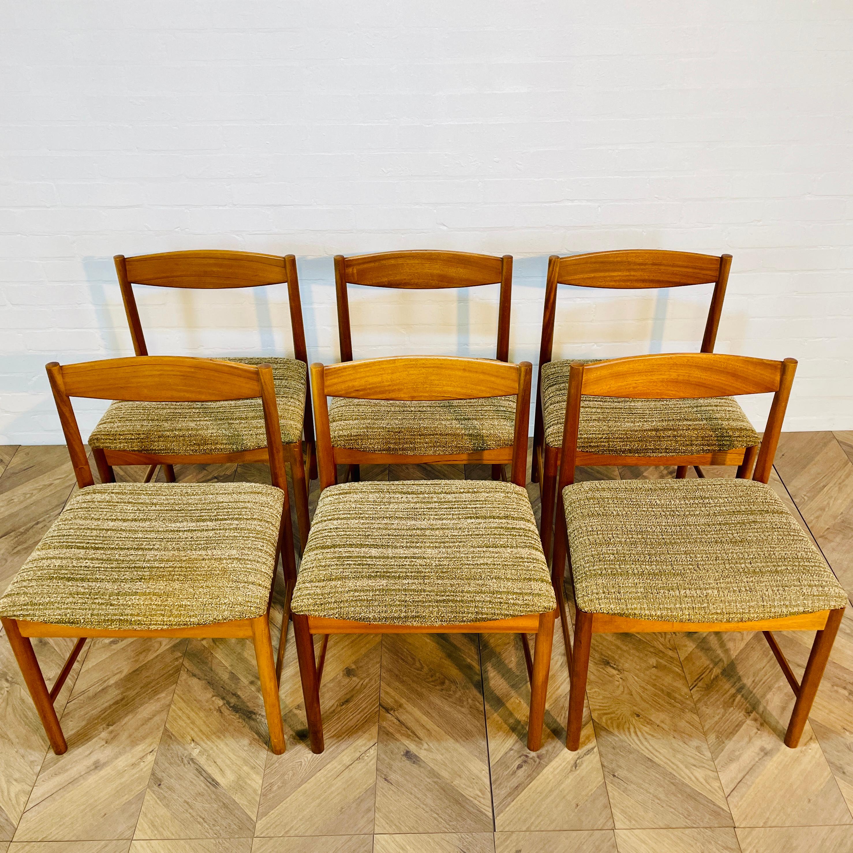 Mid Century McIntosh Extending Teak Dining Table + 8 Matching Chairs, 1970s 1