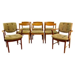 Used Mid Century McIntosh Extending Teak Dining Table + 8 Matching Chairs, 1970s