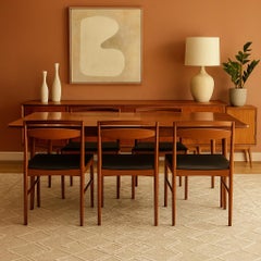 Mid Century Mcintosh Teakholz Esszimmerstühle Satz von 4