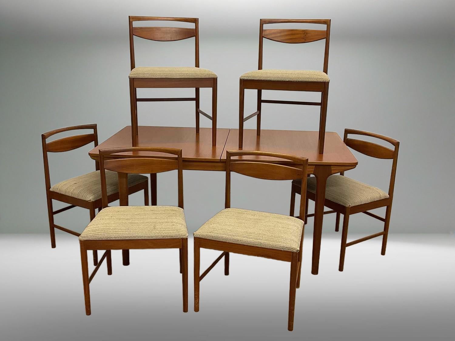 McIntosh Teak Dining Chairs Set of 6 For Sale 5