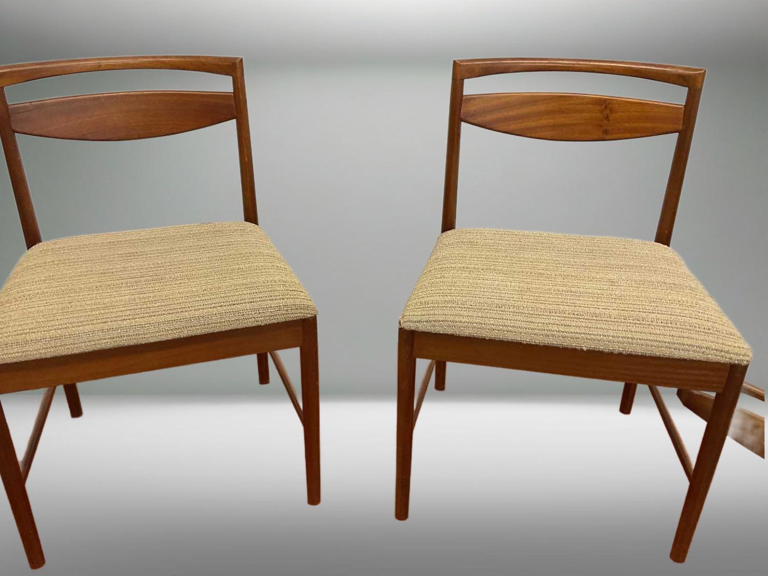 McIntosh Teak Dining Chairs Set of 6 In Good Condition For Sale In Seaford, GB