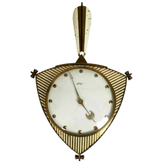 Lockheed Martin Clock Huge Wall Clock with Blade Turbine from a Lockheed F-104 Starfighter ...
