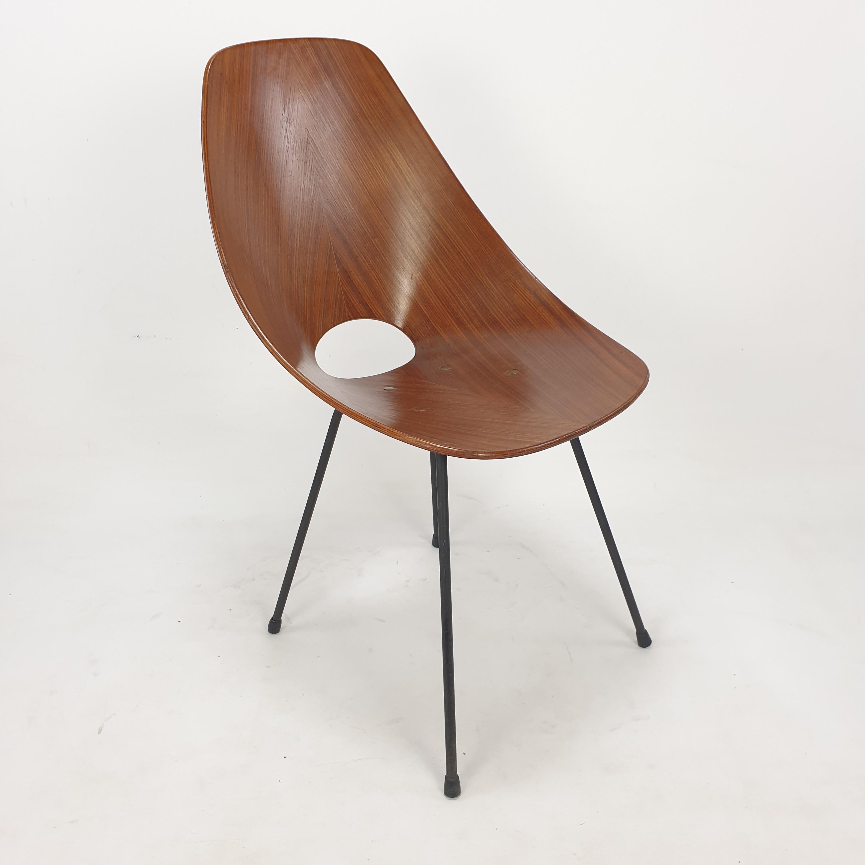 Mid Century Medea Chair by Vittorio Nobili for Fratelli Tagliablue, 50's 4