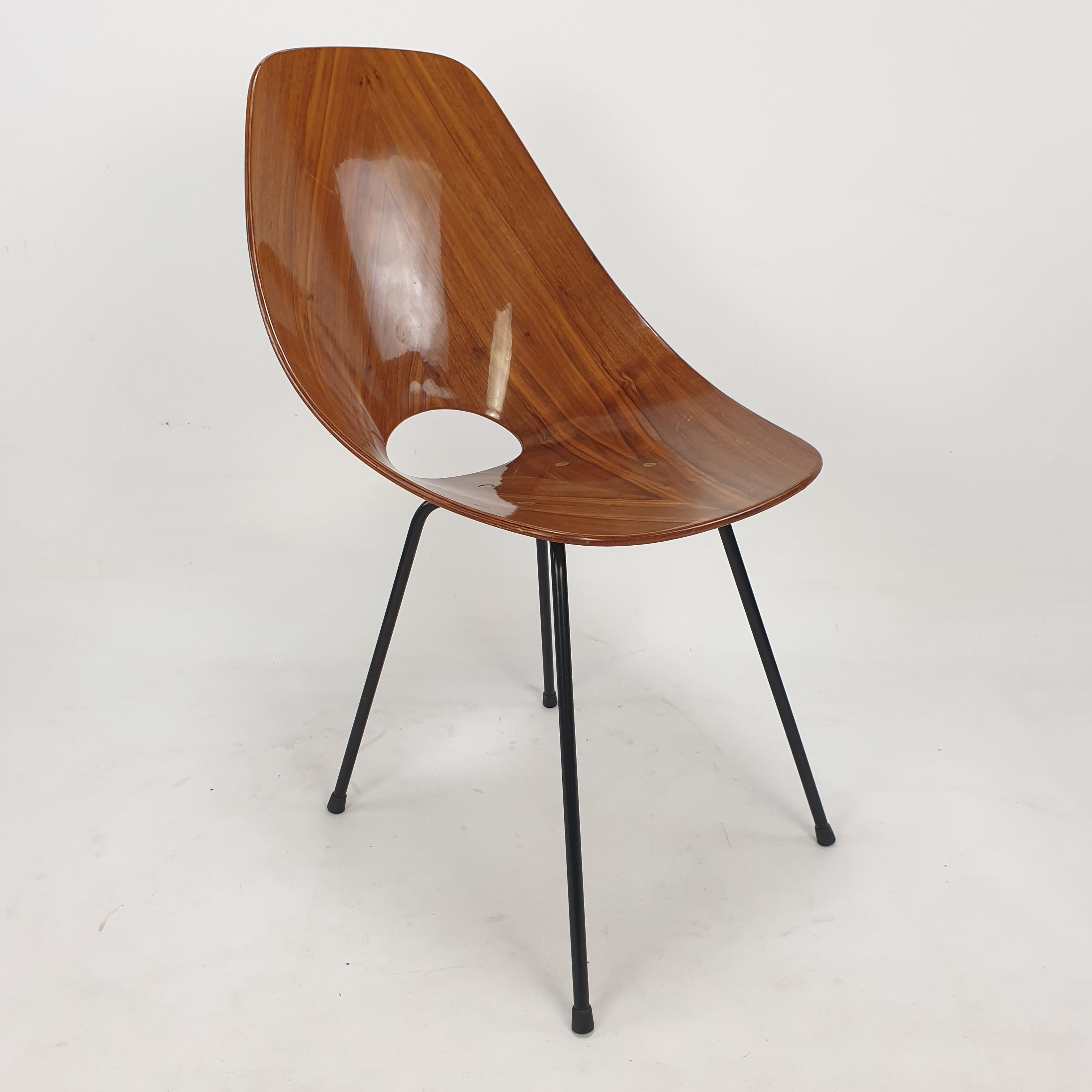Mid-Century Modern Mid Century Medea Chair by Vittorio Nobili for Fratelli Tagliablue, 50's For Sale