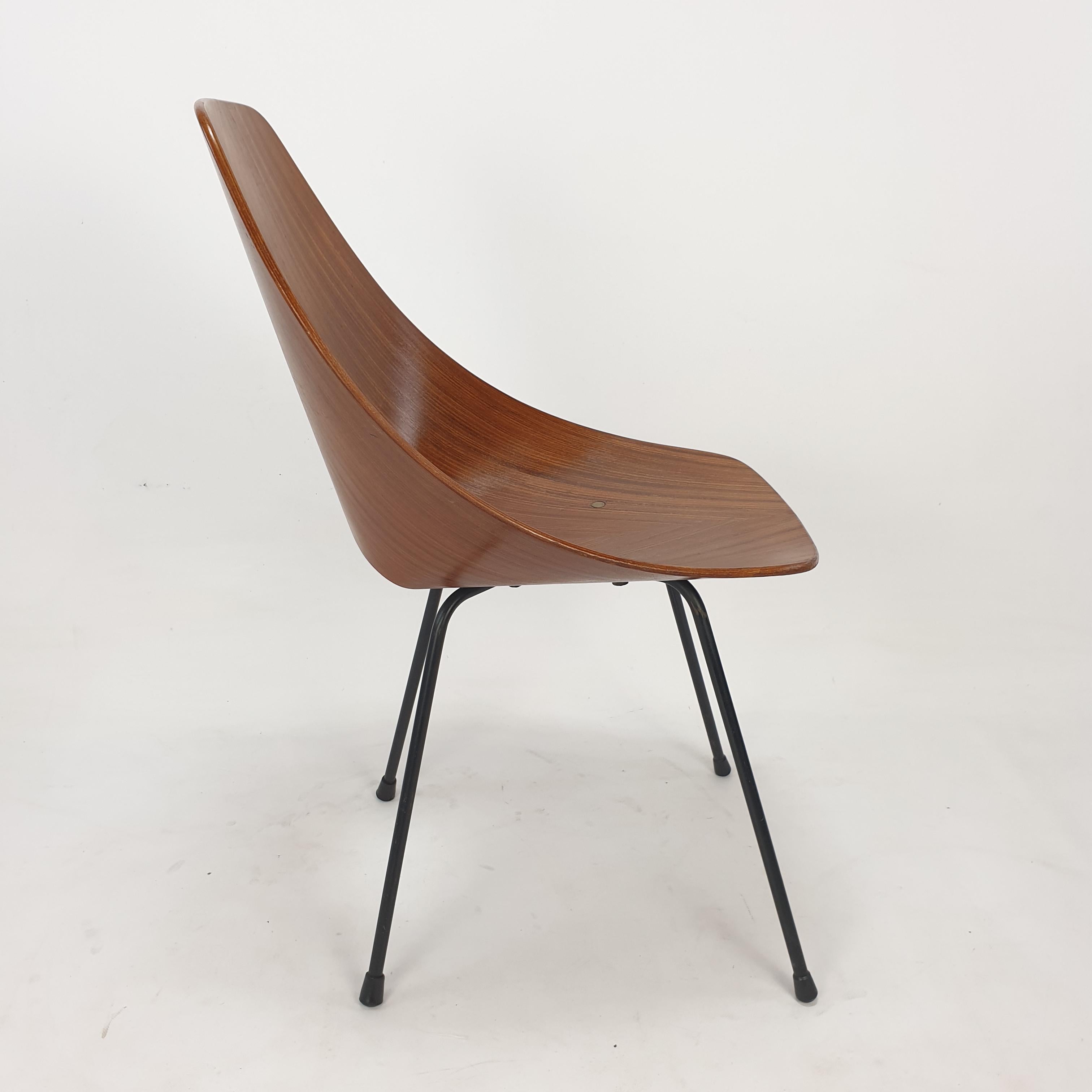Mid Century Medea Chair by Vittorio Nobili for Fratelli Tagliablue, 50's In Good Condition In Oud Beijerland, NL