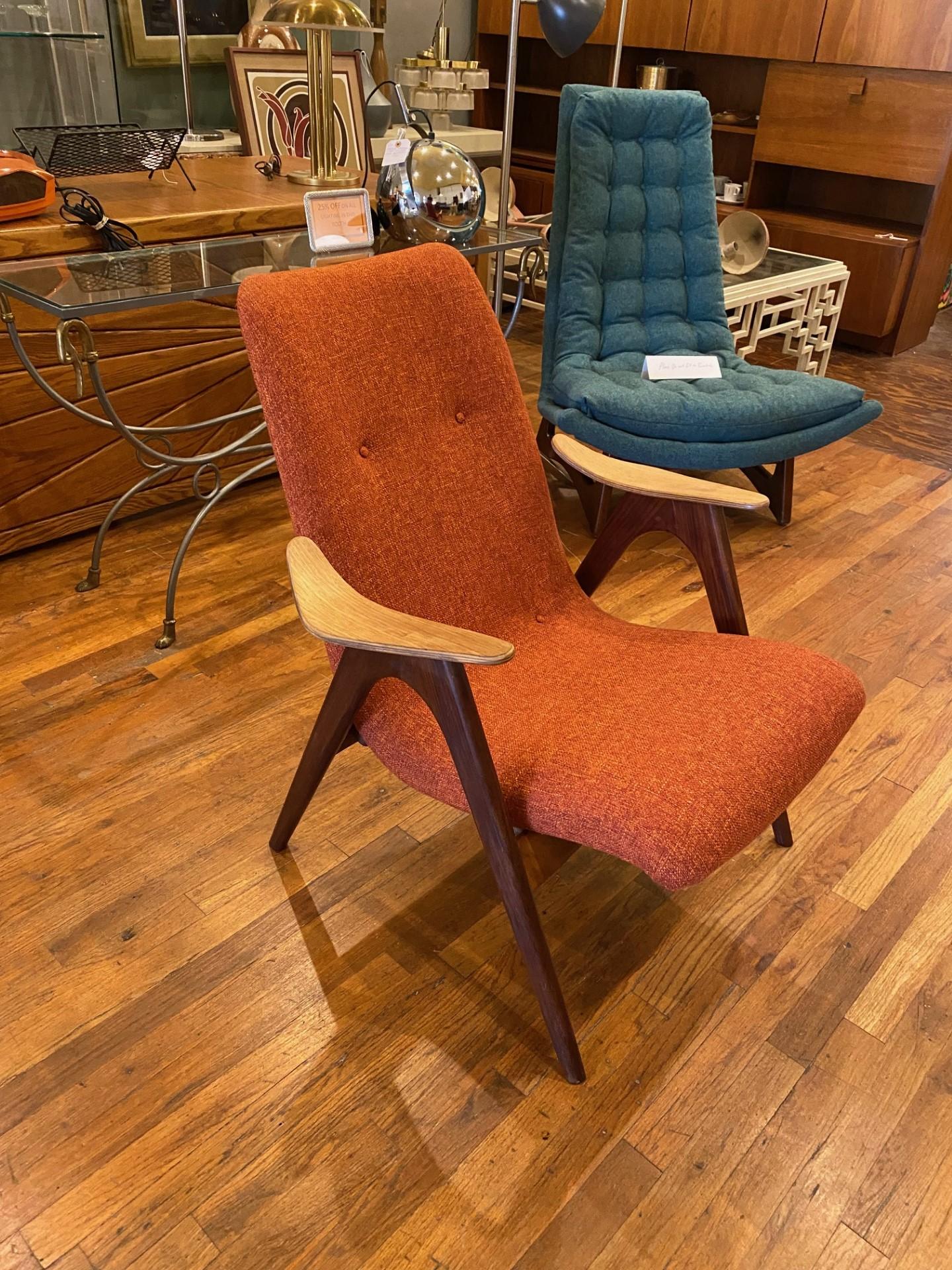American Mid Century Medellin Lounge Chair in the Style of Adrian Pearsall For Sale