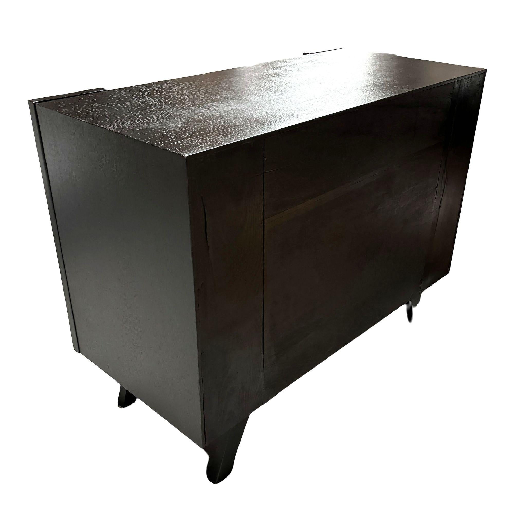 Mid Century Media Storage Credenza (Holz) im Angebot