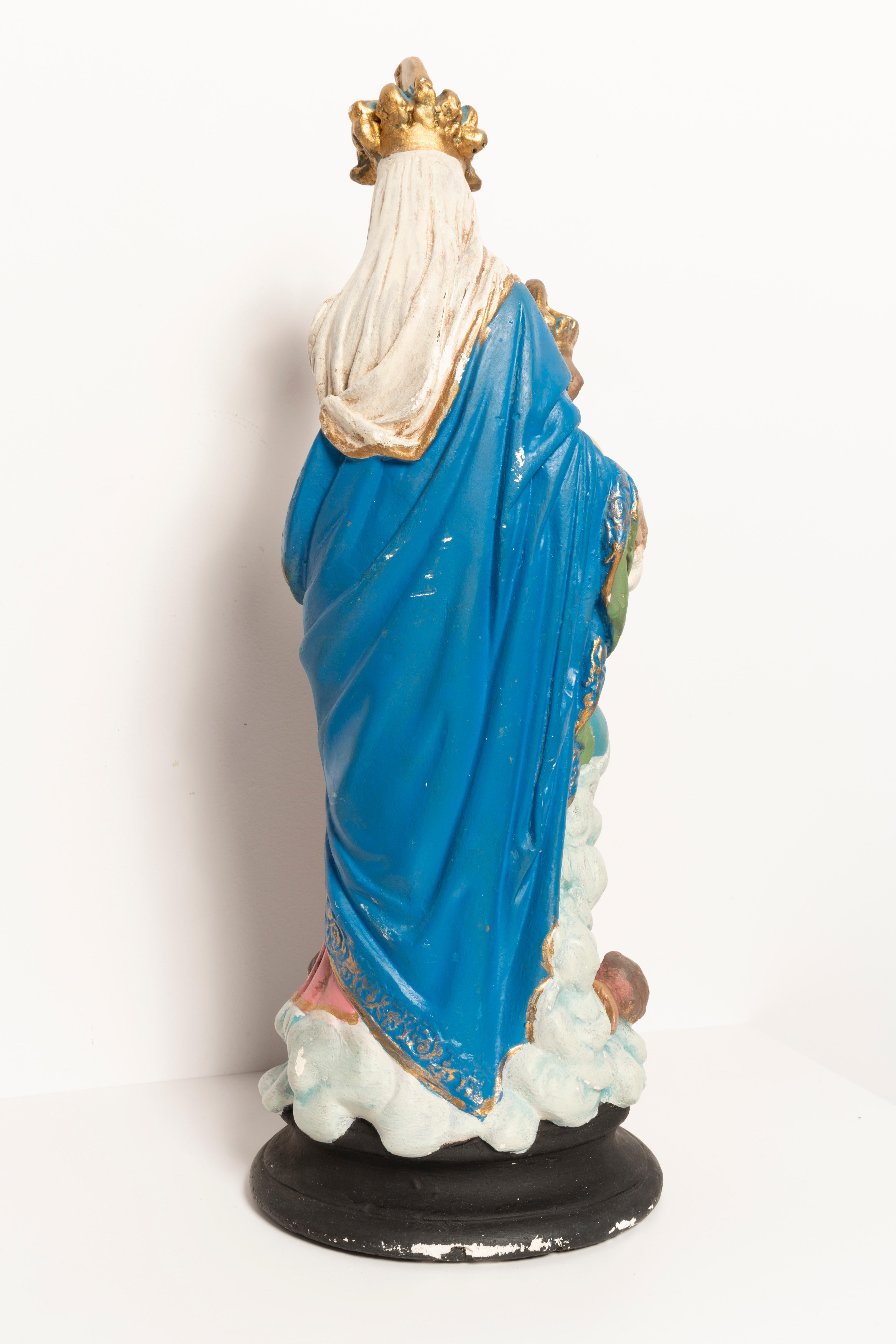 Mid-Century Medium Santa Maria Colorfull Gypsum Sculpture, Italy, 1960 For Sale 2