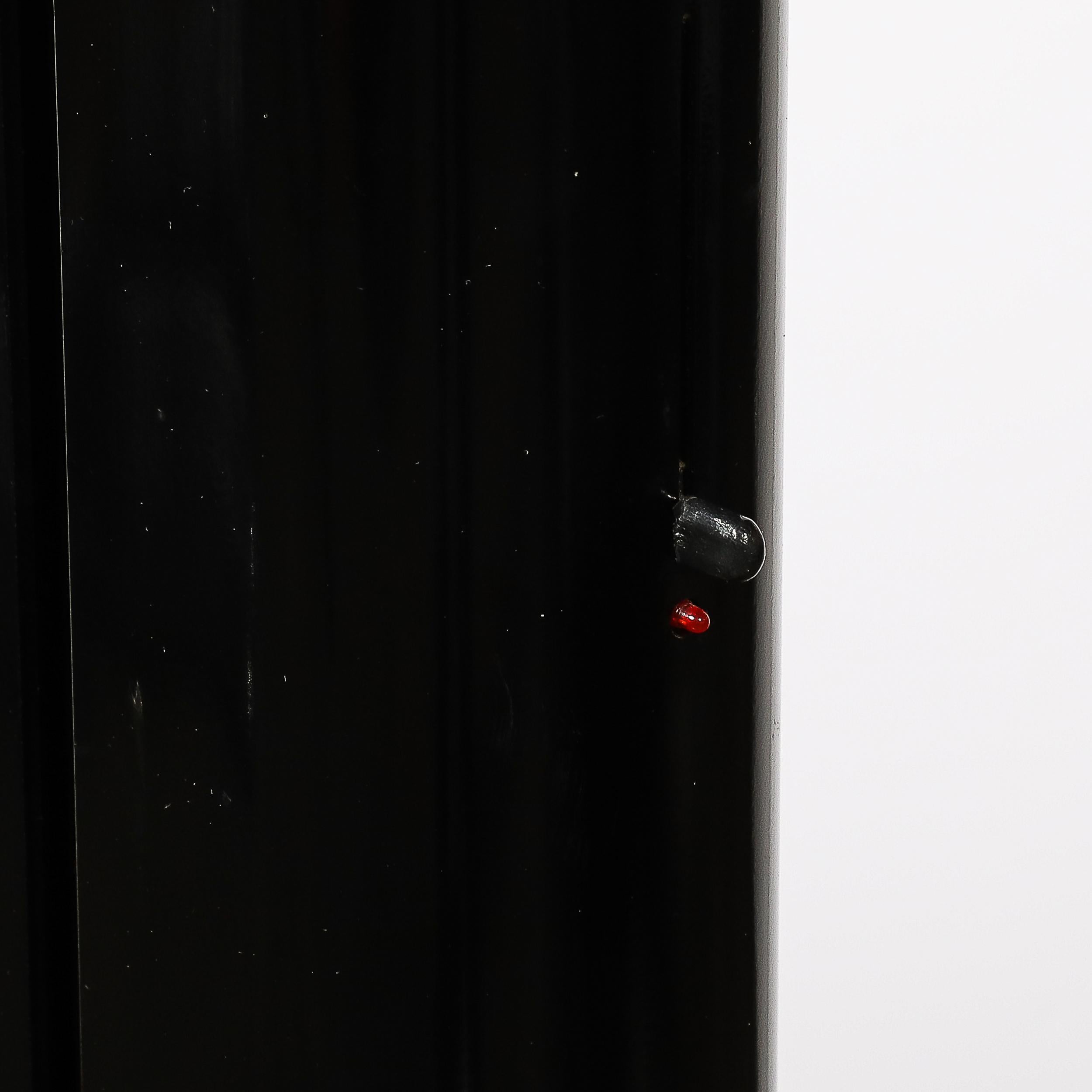 Lampada da terra Megaron di metà secolo con smalto nero di Gianfranco Frattini per Artemide in vendita 3