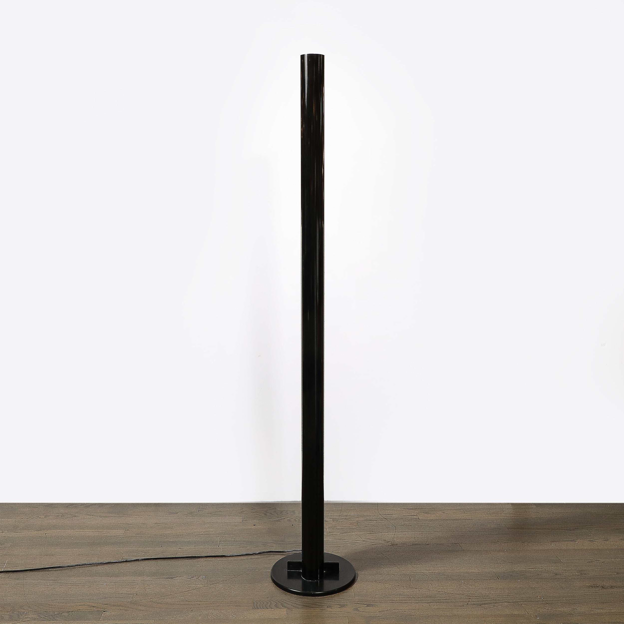 Lampada da terra Megaron di metà secolo con smalto nero di Gianfranco Frattini per Artemide in vendita 9
