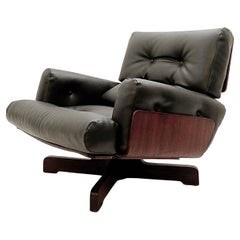 Midcentury Menilio Taro Model 401 Lounge Chair for Cinova, Italy 1964