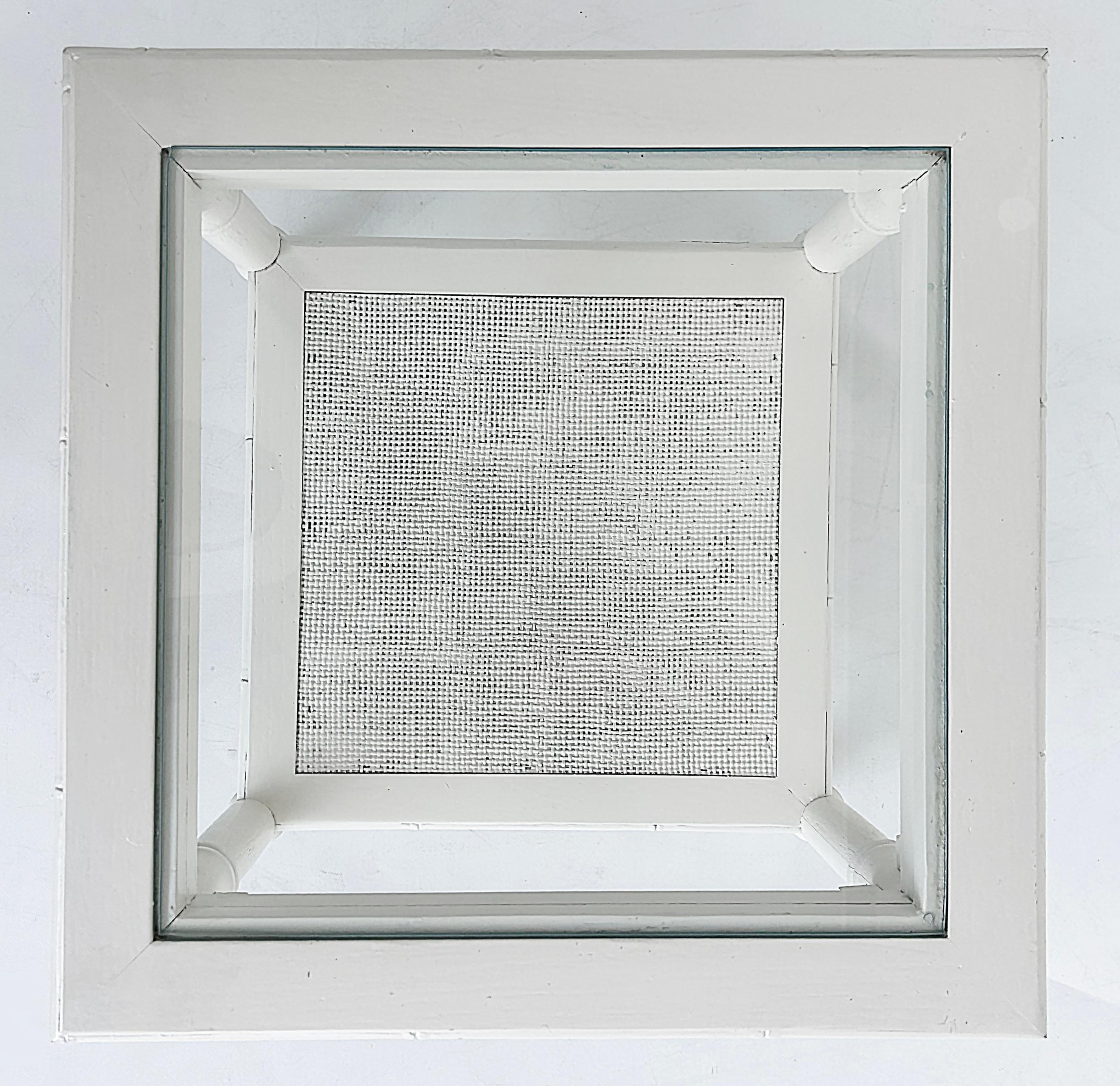 Mid-Century Mersman Faux Bamboo Caned Beistelltische mit Glasplatten, ein Paar im Zustand „Gut“ im Angebot in Miami, FL