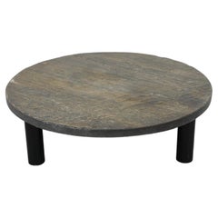 Mid-Century Metaform 'Attributed' Round Stone Coffee Table, 1970s