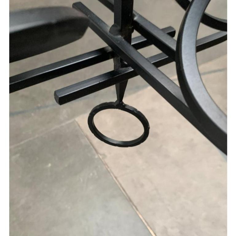 Mid-Century Metal and Glass Candleholder Pendant, 1960s For Sale 1
