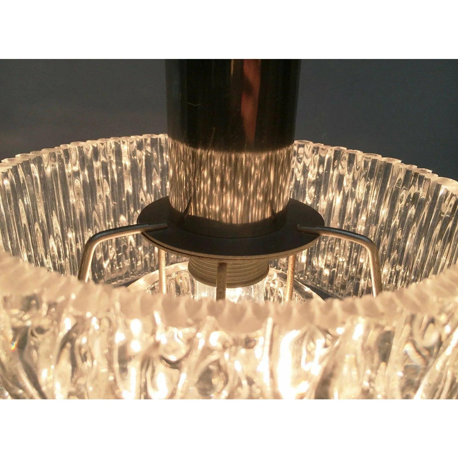 Lampe suspendue du milieu du siècle dernier attribuée à Kalmar Franken, années 1960 en vente 6