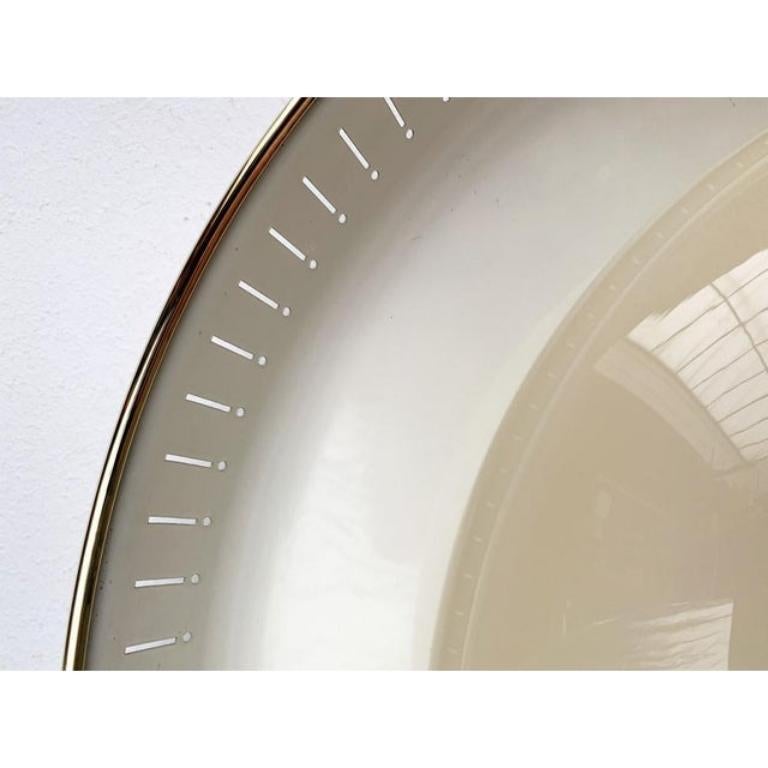 Mid-Century Metal and Glass Plafoniere Ceiling, 1960s For Sale 3