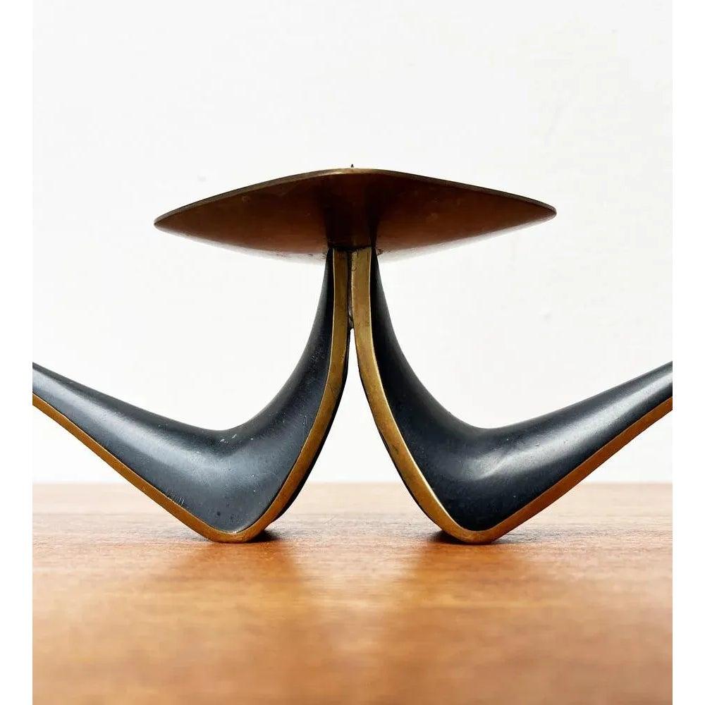 Mid-Century moderno Portacandele in metallo di metà secolo di Klaus Ullrich per Faber & Schumacher, anni '50 in vendita