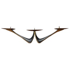 Mid-Century Metal Candleholder by Klaus Ullrich for Faber & Schumacher, 1950s