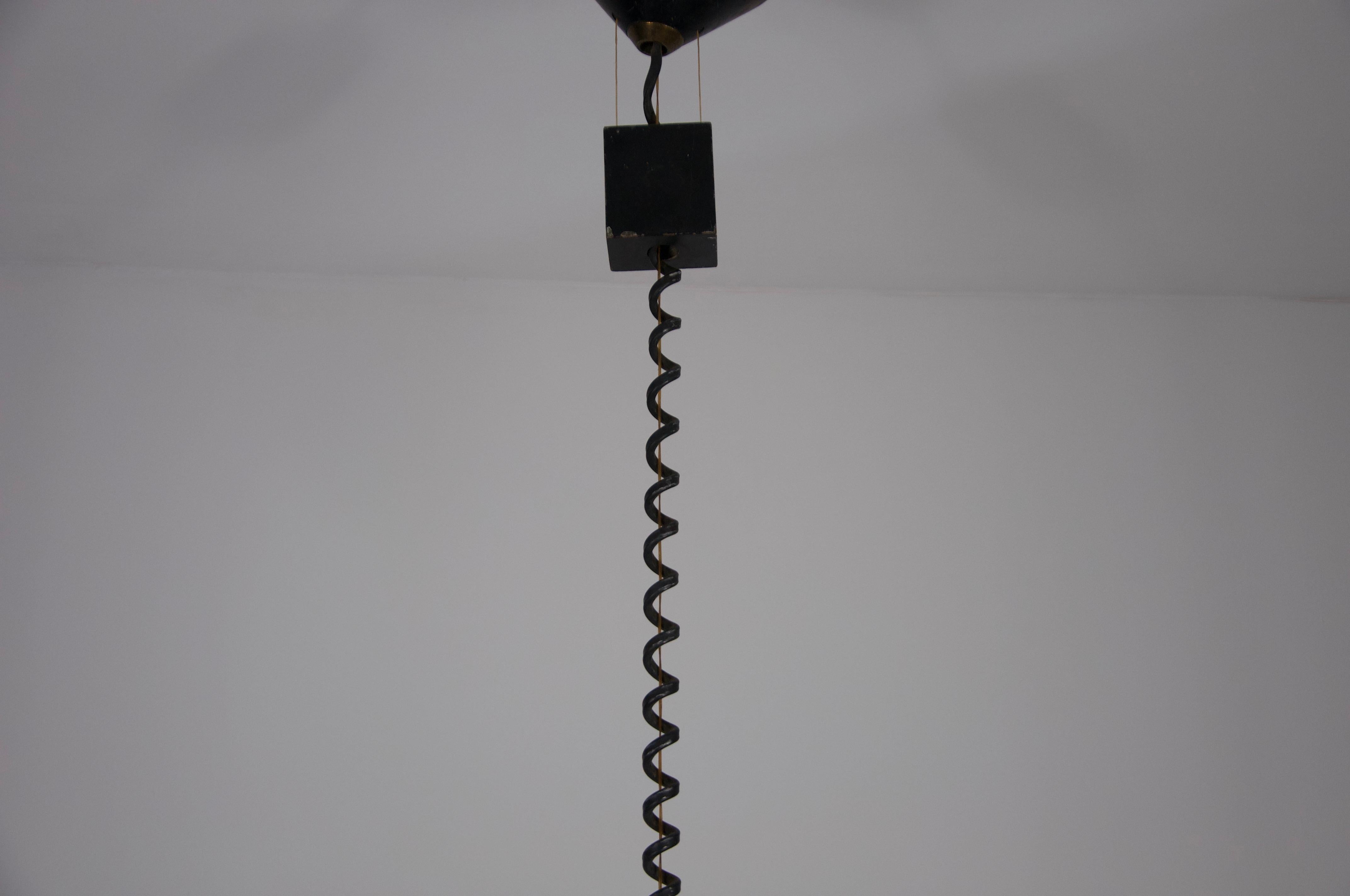 Mid-Century Metal Ceiling Lamp by Stilnovo, Italy, 1960s For Sale 3