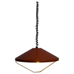 Lampada da soffitto in metallo di metà secolo di Stilnovo, Italia, anni '60