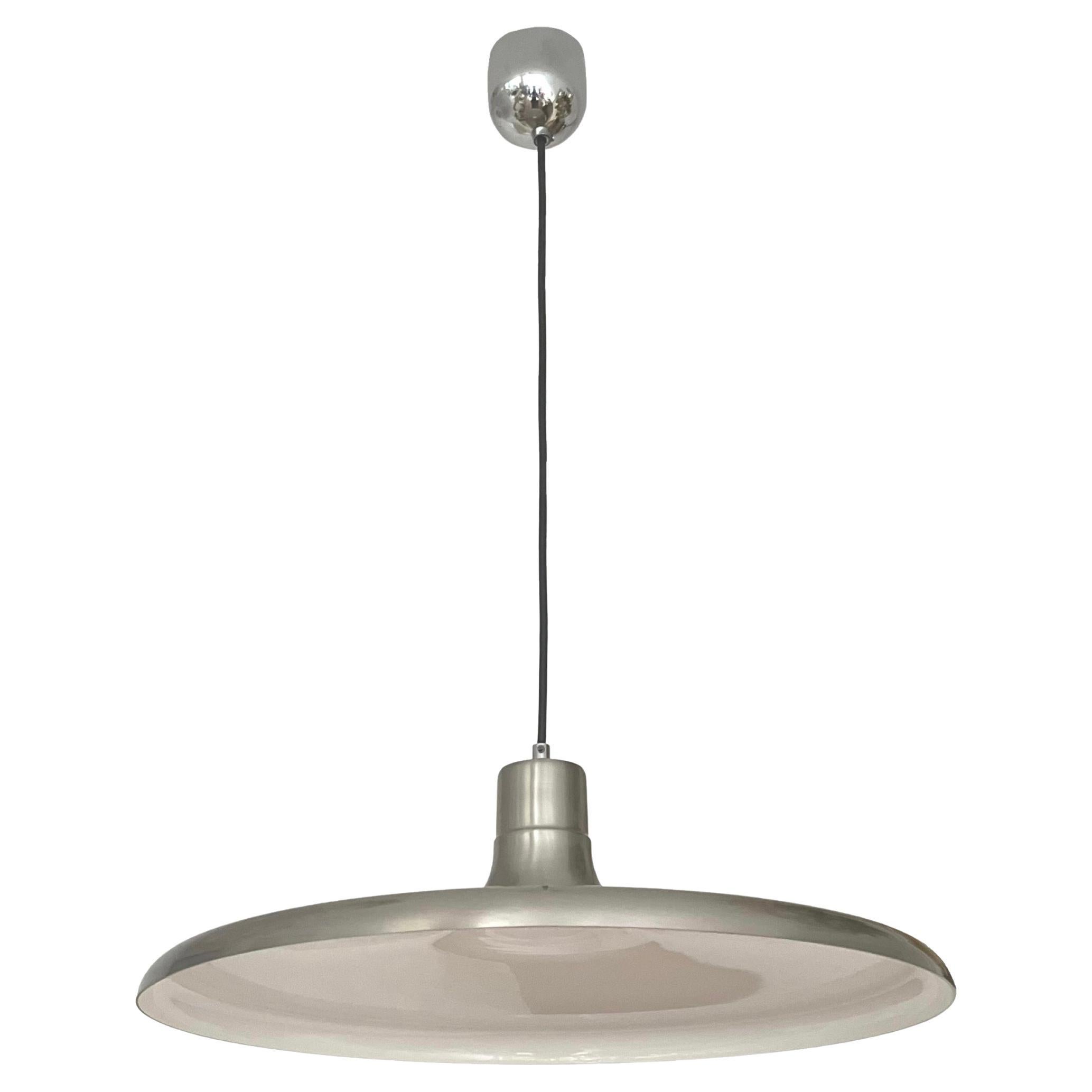 Mid-century Metal Chandelier by Leonardo Marelli for Estiluz, 1970s