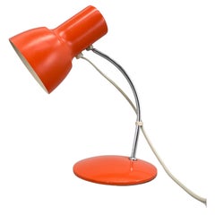 Lampe de bureau du milieu du siècle dernier, chrome et métal, Tchécoslovaquie, 1970