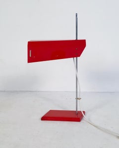Midcentury Metal Desk Lamp by Josef Hurka for Lidokov, circa 1960