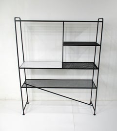 Weinberg / Mategot styled Mid Century Metal Etagere by Freda Diamond